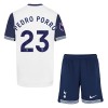 Original Trikotsatz Tottenham Hotspur Pedro Porro 23 Heimtrikot 2024-25 Für Kinder